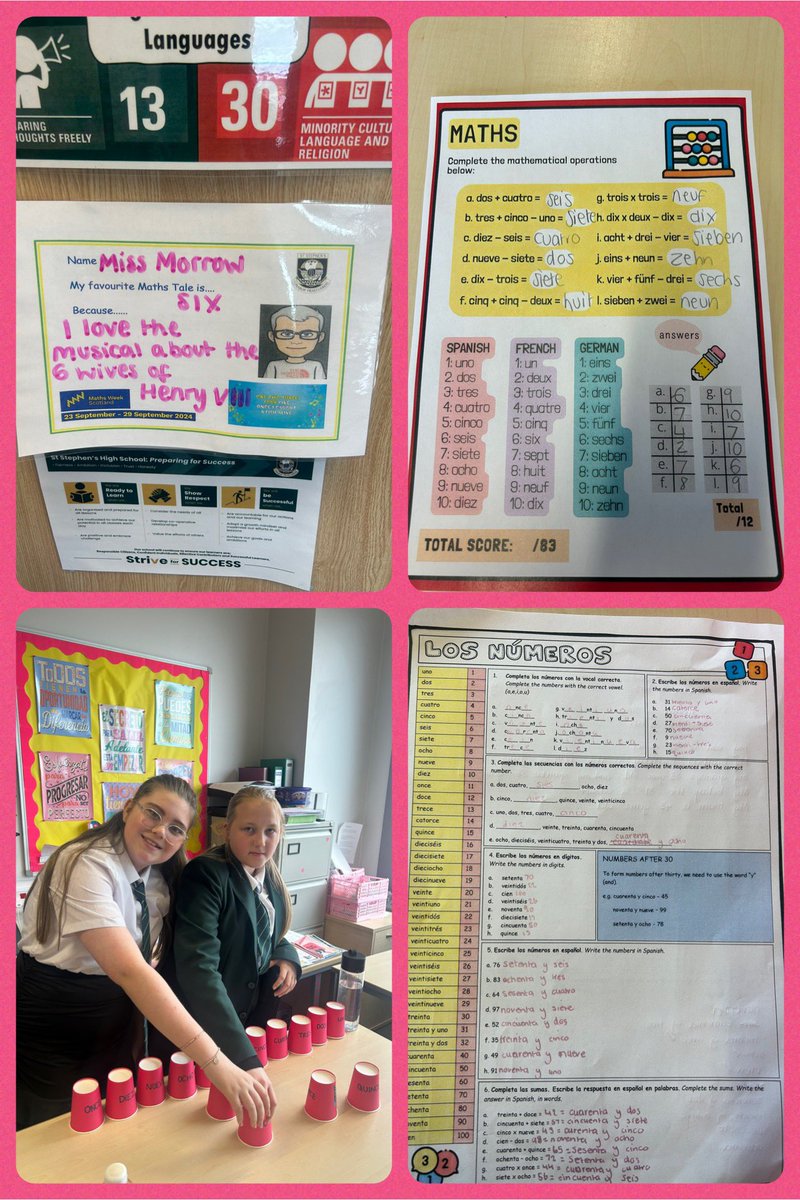 SSHS Modern Languages (@sshs_modlangs) on Twitter photo Maths week 🤝European Day of Languages 🇪🇸❤️ <a href="/sshs_maths/">Saint Stephen’s Maths Dept</a>
#EuropeanDayOfLanguages #MathsWeekScot Maths week 🤝European Day of Languages 🇪🇸❤️ <a href="/sshs_maths/">Saint Stephen’s Maths Dept</a>
#EuropeanDayOfLanguages #MathsWeekScot