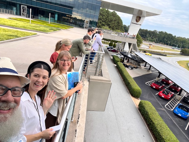 AndySchaidler's tweet photo. Another great Intersection:Hospitality wrapped up in Atlanta at the Americas Mart campus (and the Porsche experience).  Our 10th Intersection with a terrific mix of Sponsors networking with a great group of hoteliers, architects, designers, and purchasers. https://t.co/iW5oknNDm0