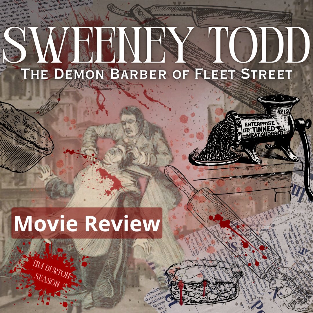 frightflightpod's tweet photo. Times is hard... but just know that nothin's gonna harm you if you listen to this week's newest episode. 🥧

#TimBurton #JohnnyDepp #HelenaBonhamCarter #SweeneyTodd #MrsLovett #meatpies #horrorcomedy #StephenSondheim #prettywomen #frightorflightpod #musicaltheatre https://t.co/rJVN68cvdo