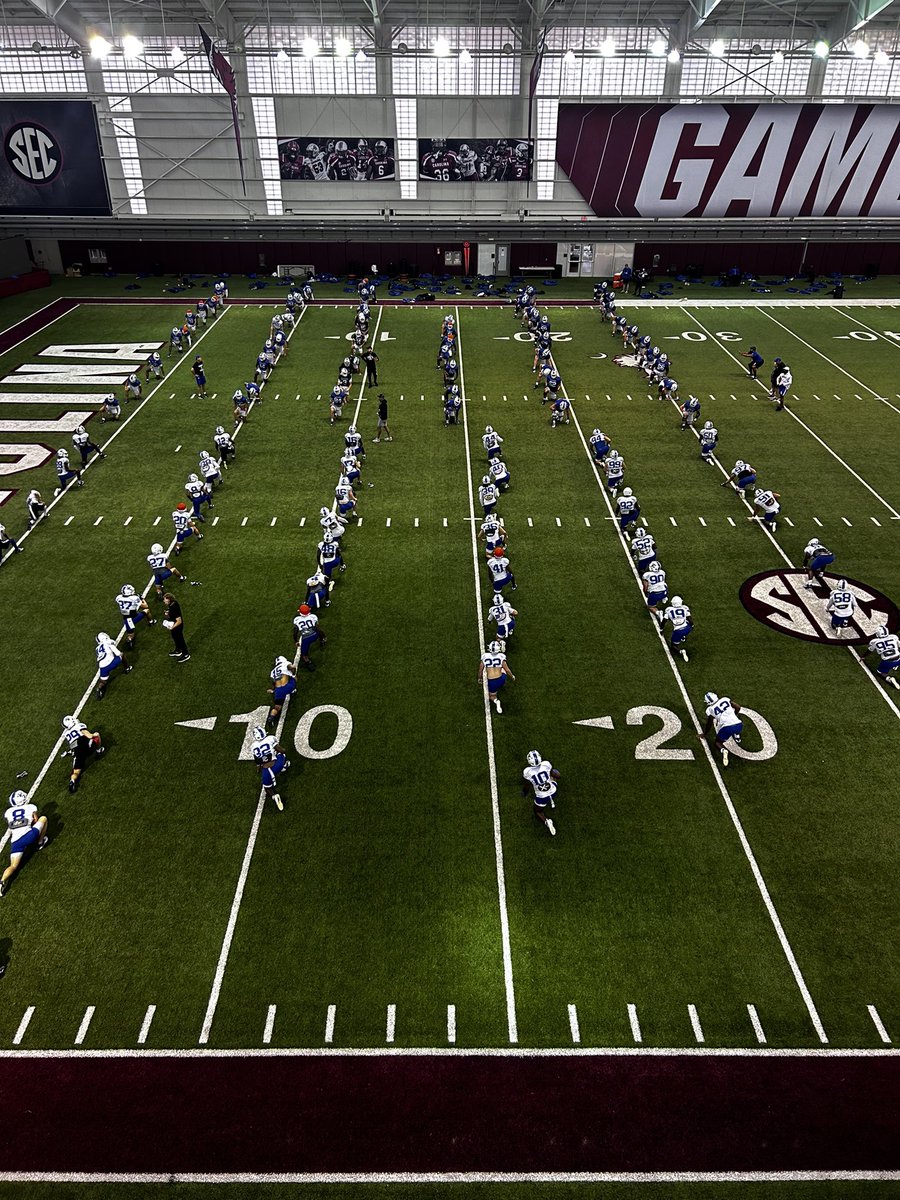 PC Football (@bluehosefb) on Twitter photo Big thank you to <a href="/GamecockFB/">Gamecock Football</a> for accommodating us this morning!
We appreciate your assistance & hospitality 🤙 Big thank you to <a href="/GamecockFB/">Gamecock Football</a> for accommodating us this morning!
We appreciate your assistance & hospitality 🤙