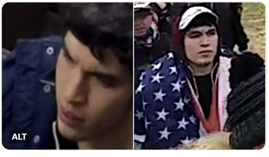 WalterKlingler's tweet image. 🔍🔍PLEASE RETWEET🔎🔎
#Consequences #Jan6thInsurrection
#FBI is seeking to identify this person involved at the U.S. Capitol on #Jan6
If this person looks familiar contact FBI at tips.fbi.gov or 1-800-225-5324.
REFERENCE # 176 AFO

CC: @BadBradRSR