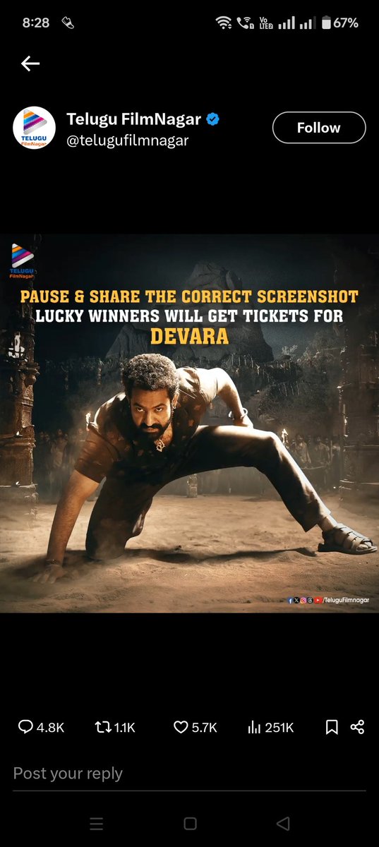 vinayreddy412's tweet photo. @telugufilmnagar https://t.co/9Mxq0DiB6V