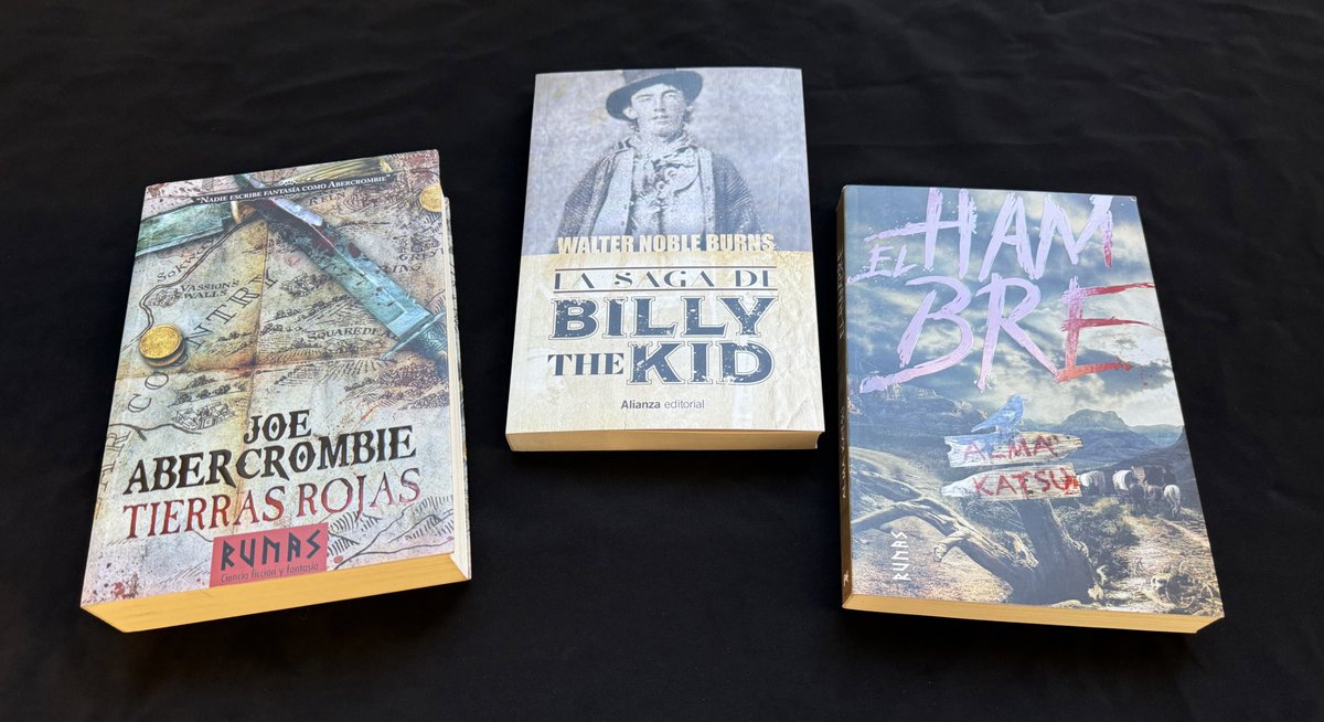 LeeRunas's tweet photo. @alianza_ed ¿Quieres ganar estos tres libros editados en Alianza? 

👤 Síguenos, haz RT 📣 y etiqueta a dos amigos 👥 amantes del Western con los que compartirías estas lecturas 📚🏜️

Tienes tiempo hasta el 6/10 a las 23:59📆 https://t.co/AflhrutdQj