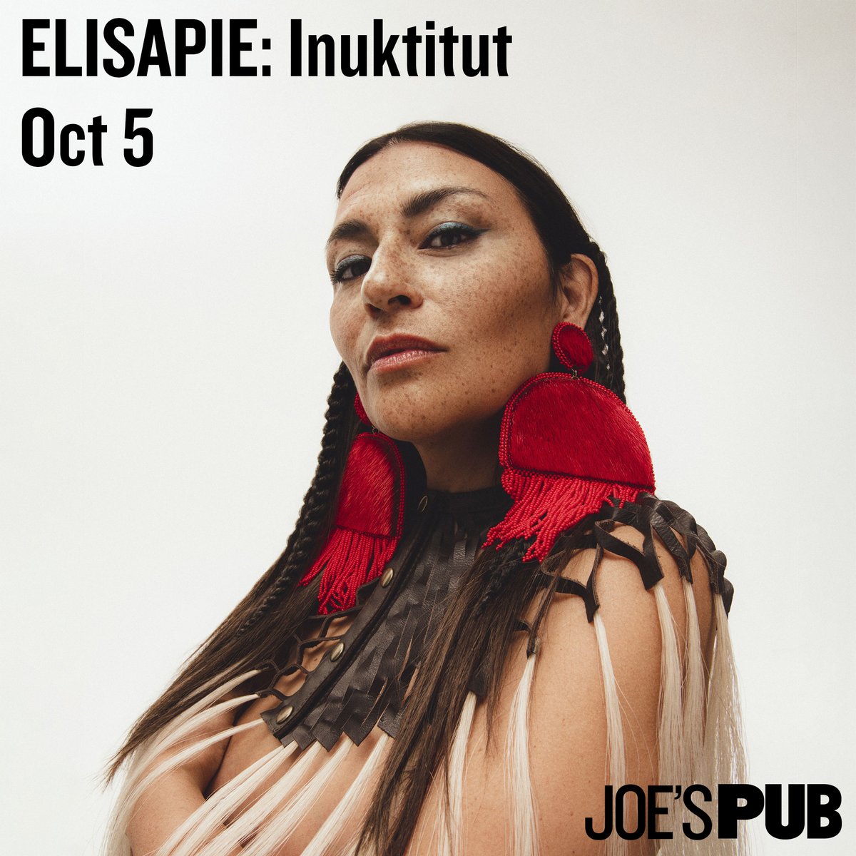 New York! I’ll be there in exactly 10 days, at Joe's Pub, can’t wait to see you there we are going to have a beautiful show for you 🍎
🎟️ Tickets publictheater.org/produ.../joes-…

#elisapie #nycshow #Inuktitut
<a href="/bonsound/">Bonsound</a>