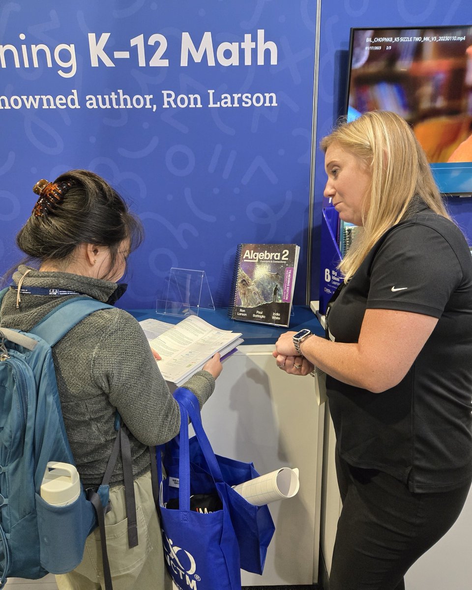 Thank you for an incredible first day at the 2024 <a href="/NCTM/">NCTM</a> conference! We love getting to meet fellow teachers and share what makes Big Ideas Learning so special.

Don't forget to check out our upcoming speaker sessions and stop by booth #1113!
#NCTM2024 #ProfessionalDevelopment