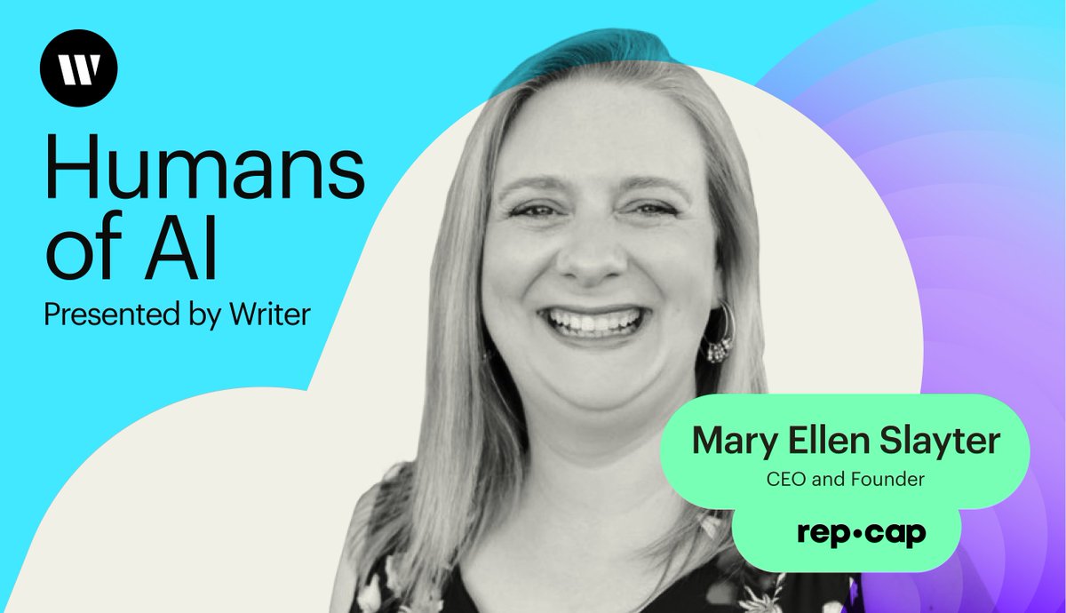 Get_Writer's tweet image. 🎙️New episode of #HumansOfAI out now! Mary Ellen Slayter, CEO of Rep Cap and publisher of Managing Editor Magazine, shares her insights on generative AI, human creativity, and the future of content marketing. 

Listen now! 🎧&amp;gt; hubs.ly/Q02R6-dv0