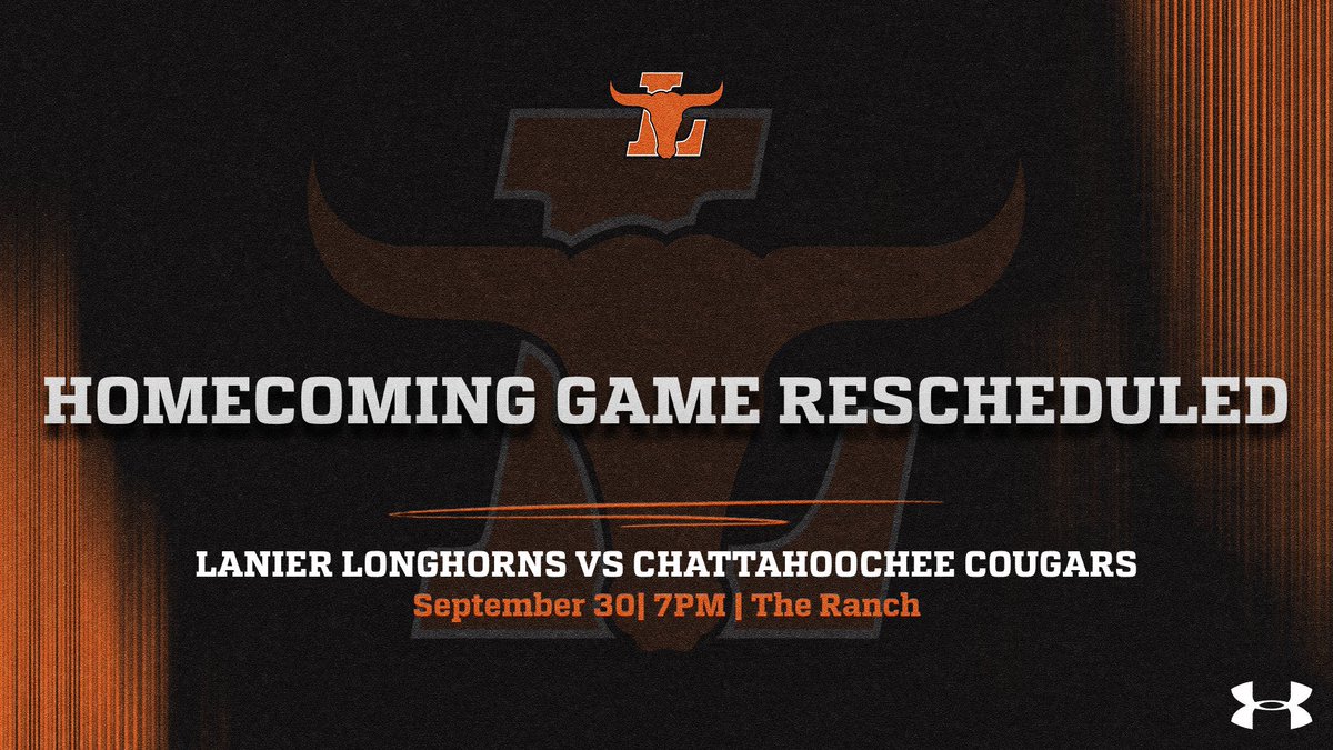 Our game for this Friday has been moved to Monday September 30th at 7PM at The Ranch! See you there!🐂