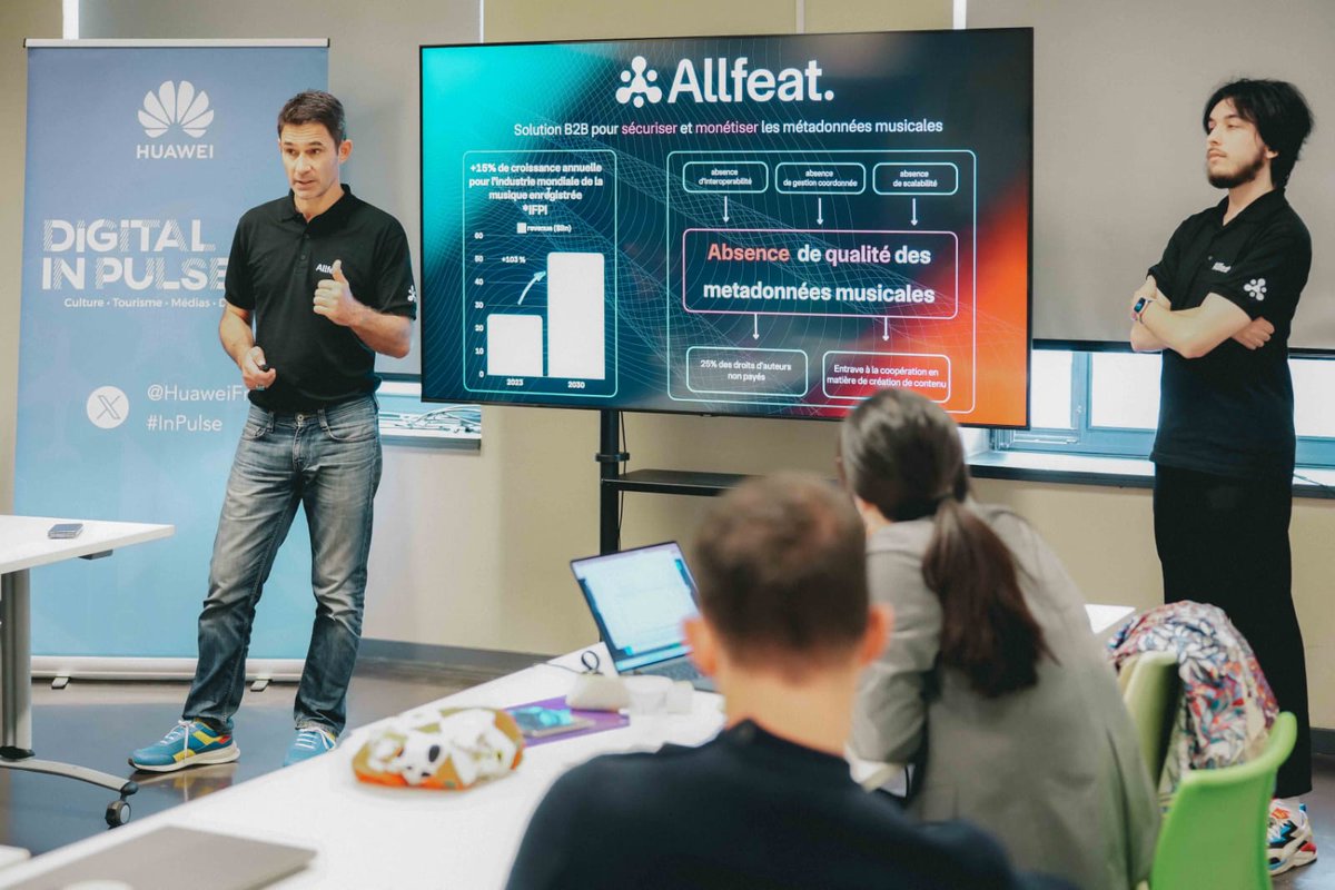 Huawei France (@huaweifr) on Twitter photo Digital #InPulse Hauts-de-France : pour terminer cette série de pitchs, nous avons <a href="/Metagellan/">Metagellan</a>, @Wakatoon et @Allfeat_Fndn ! Digital #InPulse Hauts-de-France : pour terminer cette série de pitchs, nous avons <a href="/Metagellan/">Metagellan</a>, @Wakatoon et @Allfeat_Fndn !
