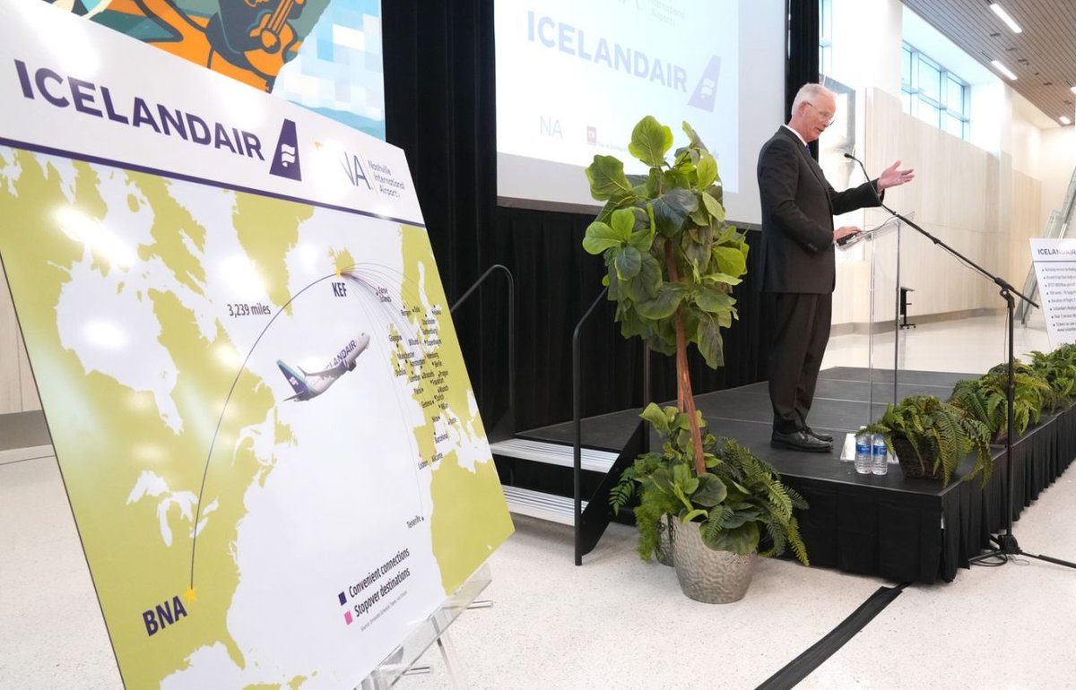 Fly_Nashville's tweet image. ❗ICELAND HERE WE COME❗It's official… nonstop service from Nashville to Reykjavík, Iceland via Icelandair begins May 16, 2025, and we are thrilled to connect our two cities and beyond! Press release with details: bit.ly/3ZXQwv1