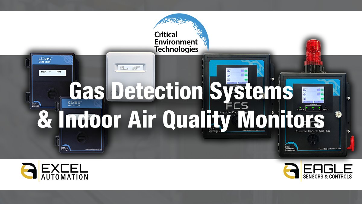 Critical Environment Technologies (CET) gas detectors and indoor air quality monitors are designed to protect against hazardous gases while ensuring optimal air quality for your facilities.

Learn More:
eagle-sensors.com/product-catego…

#automation #airquality #gasdetection #airmonitor