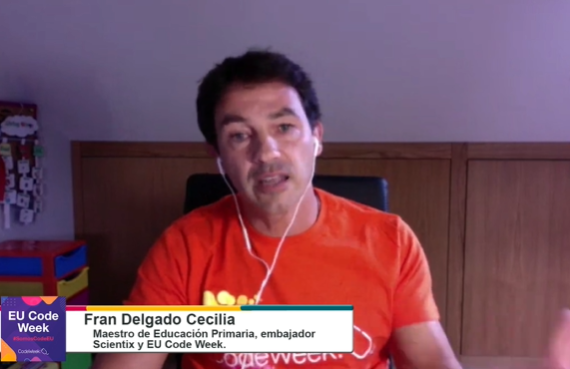 MsLeticiaGil's tweet photo. Live now! 📢
#SomosCodeEU #DirectoINTEF
Evento de facilitación en directo para los participantes en el NOOC “Volvemos a clase con una actividad para la EU Code Week (5ª edición)  #SomosCodeEU #DirectoINTEF @CodeWeekEU @educaINTEF @arcipreste2009 https://t.co/7wWncGSvfu