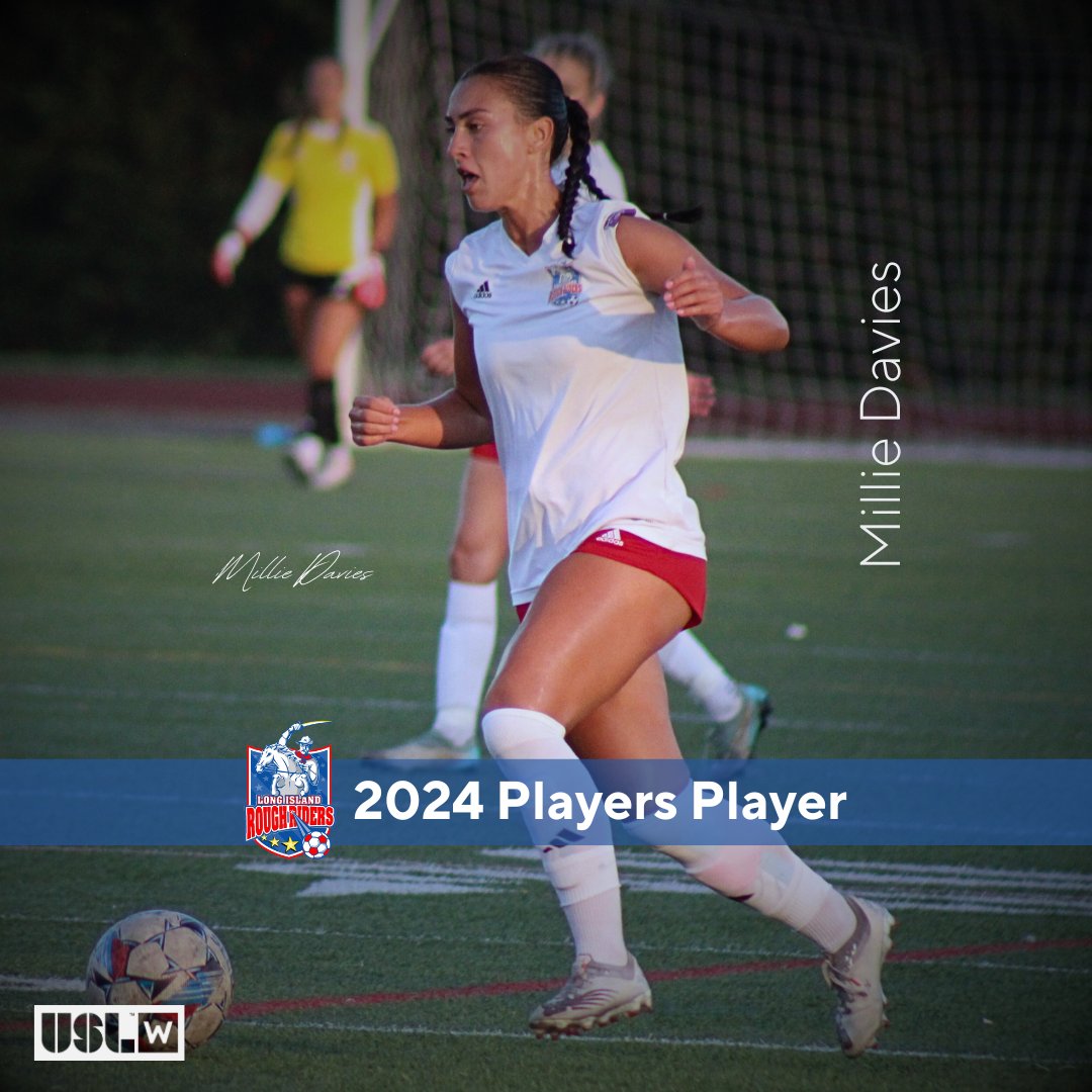 LIRoughRiders's tweet photo. USL W Player Awards are here
Lia Howard Named the 2024 Player MVP
Millie Davies Named the 2024 Players' Player
Nora Basile Named the 2024 Young Player of the Year
Click the link in our bio and visit our website to read more.
#fortheisland #uslwleague #USLWPlayerAwards https://t.co/Qh5pnw8Vtw
