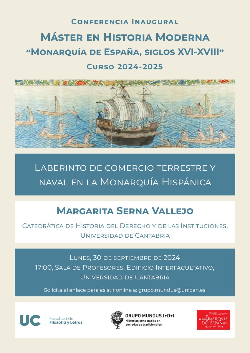 Máster "Monarquía de España" Siglos XVI-XVIII tweet media