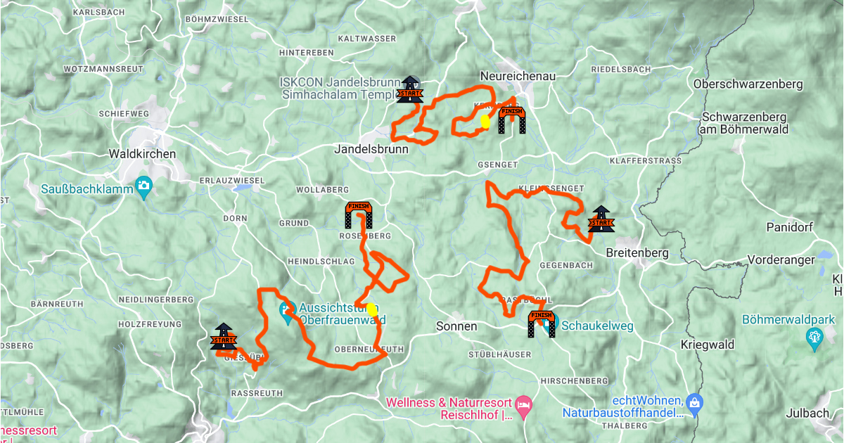#WRC 2024 Central European Rally Google Earth Map [made in <a href="/dim_ISAM/">Dim'It</a> ]  is out ► bit.ly/3ArfGaD