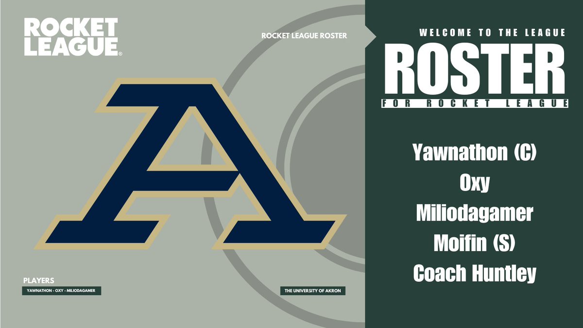🚨WELCOME TO THE LEAGUE🚨

Today, we are proud to announce that <a href="/ZipsEsports/">Akron Esports</a> has joined Great Lakes CRL for its first season! 🔥

<a href="/YawnathonRL/">Yawnathon</a> 
<a href="/oxytocinRL/">oxy</a> 
<a href="/miliodagamer/">miliodagamer</a> 
Moifin

Welcome to Great Lakes CRL, Akron!

#GreatLakesCRL #Esports #Season3