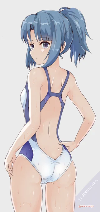 水着の怜ちゃん#アリスギア #小鳥遊怜生誕祭 
