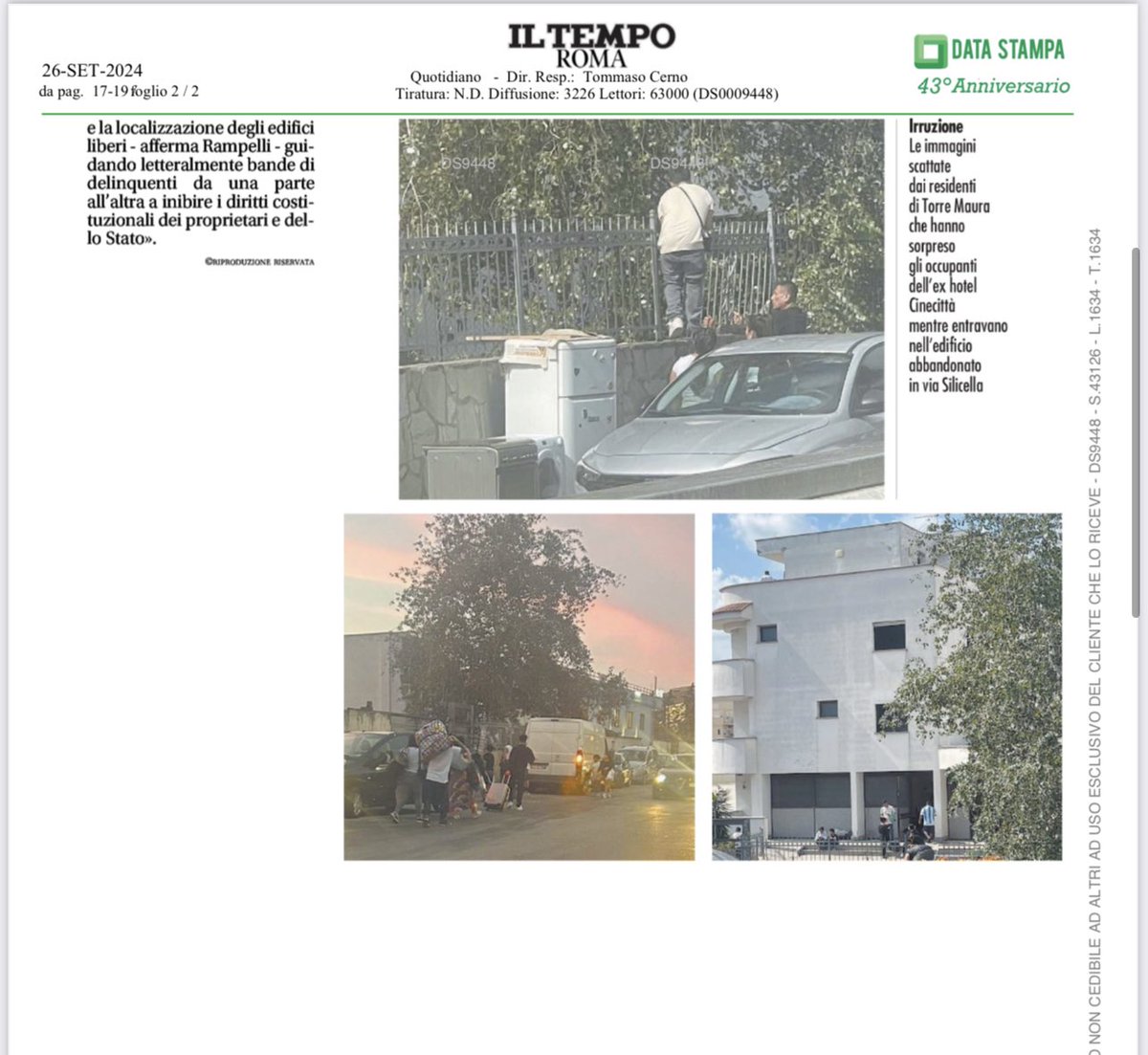 Non possiamo più tollerare questo scempio !!
Fuori dal nostro Municipio !!!
<a href="/tempoweb/">IL TEMPO</a>