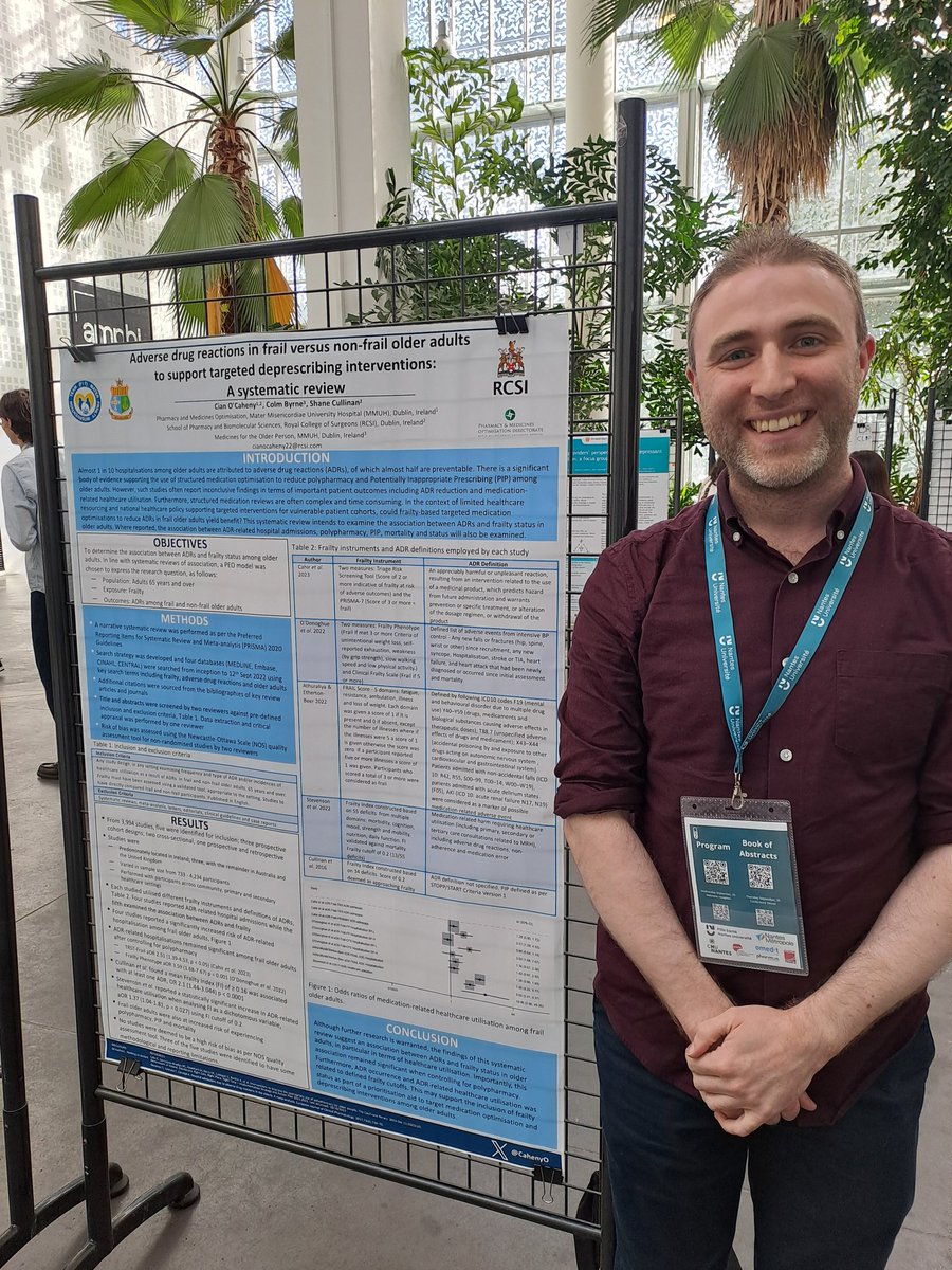 Cian O'Caheny (@cahenyo) on Twitter photo Great to present the findings of our SR looking at frailty and ADRs in older adults <a href="/ICOD2/">iCOD</a> #deprescribing @MaterFIT <a href="/mmuhpharmacy/">MMUH Pharmacy</a> <a href="/RCSIPharmBioMol/">RCSI School of Pharmacy and Biomolecular Sciences</a> <a href="/RCSI_postgrad/">RCSI PG Research</a> <a href="/shanecull/">Shane Cullinan</a> @colmpbyrne Great to present the findings of our SR looking at frailty and ADRs in older adults <a href="/ICOD2/">iCOD</a> #deprescribing @MaterFIT <a href="/mmuhpharmacy/">MMUH Pharmacy</a> <a href="/RCSIPharmBioMol/">RCSI School of Pharmacy and Biomolecular Sciences</a> <a href="/RCSI_postgrad/">RCSI PG Research</a> <a href="/shanecull/">Shane Cullinan</a> @colmpbyrne