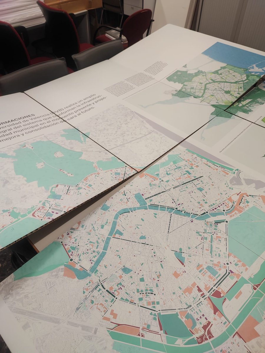 URBATIC's tweet photo. Estamos montando la Expo: Valencia: ciudad y huerta. Cartografía de la construcción de un territorio dentro del #Congreso #isufh #Valencia 2024. Con el apoyo de @UPV @etsaUPV @culturaupv @GVABValenciana @viviendagob @consellhorta #BVD https://t.co/92dvZAXGUw