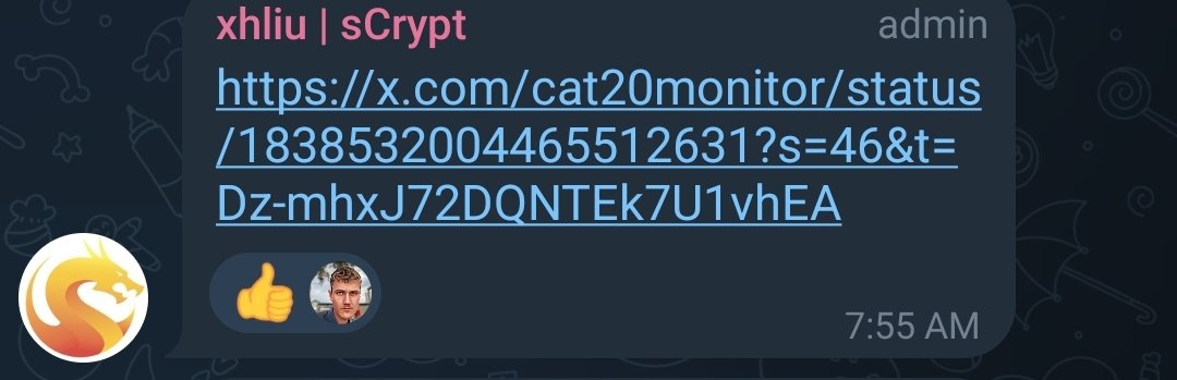 CroMintDaily's tweet photo. @peddy2612 @cat20monitor All you did was follow @scryptplatform tweet. So maybe credit him for the "research" https://t.co/OGOZTo3XsF