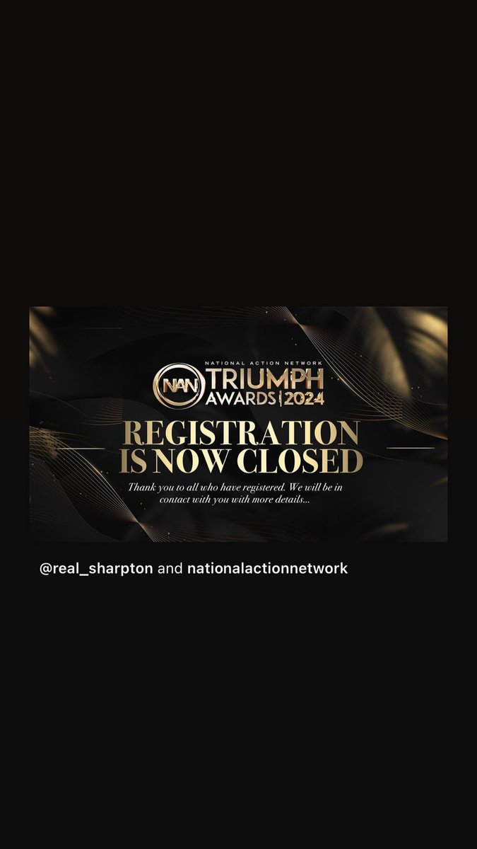 nancydcraw's tweet photo. Today’s #ThrowbackThursday is dedicated to the @NationalAction ‘s 2023 Triumph Awards!! ✨🎥🎤

Beyond excited as we’ll be doing it all over again even bigger on Monday, September 30th as we will also be celebrating @TheRevAl ‘s 70th Birthday!! 🎂✊🏾

#NANTriumphAwards
#RevSharptonBirthday
#VoiceofGod

*Please be advised that registration for this event is closed*