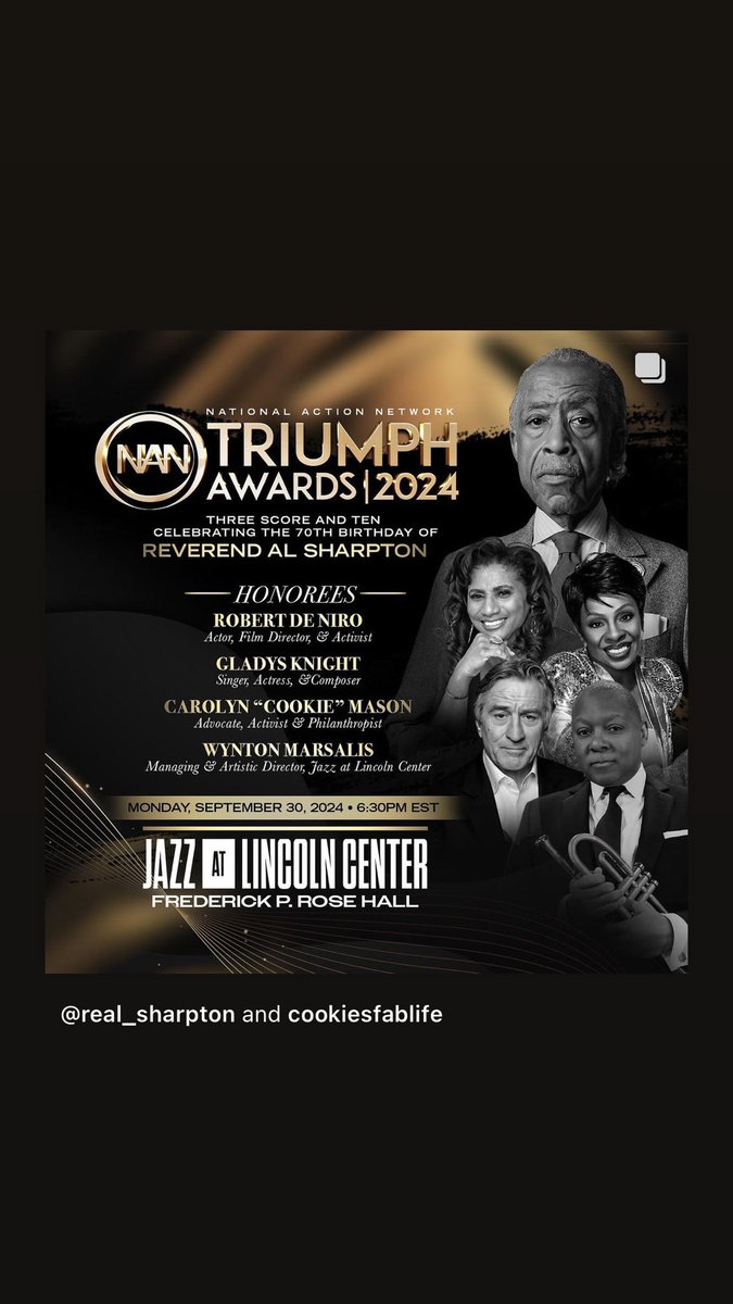 nancydcraw's tweet photo. Today’s #ThrowbackThursday is dedicated to the @NationalAction ‘s 2023 Triumph Awards!! ✨🎥🎤

Beyond excited as we’ll be doing it all over again even bigger on Monday, September 30th as we will also be celebrating @TheRevAl ‘s 70th Birthday!! 🎂✊🏾

#NANTriumphAwards
#RevSharptonBirthday
#VoiceofGod

*Please be advised that registration for this event is closed*