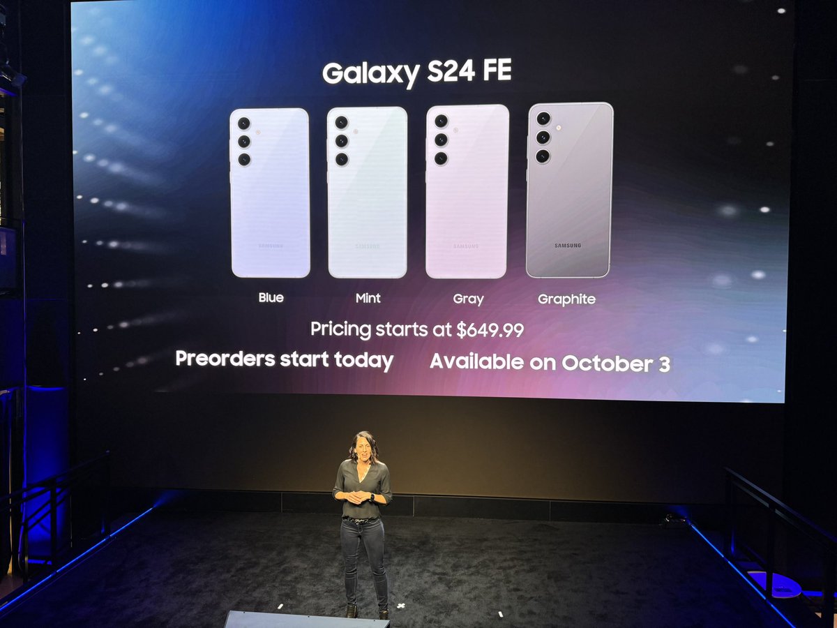 S24 FE pricing info
@samsungmobileusa #GalaxyAI