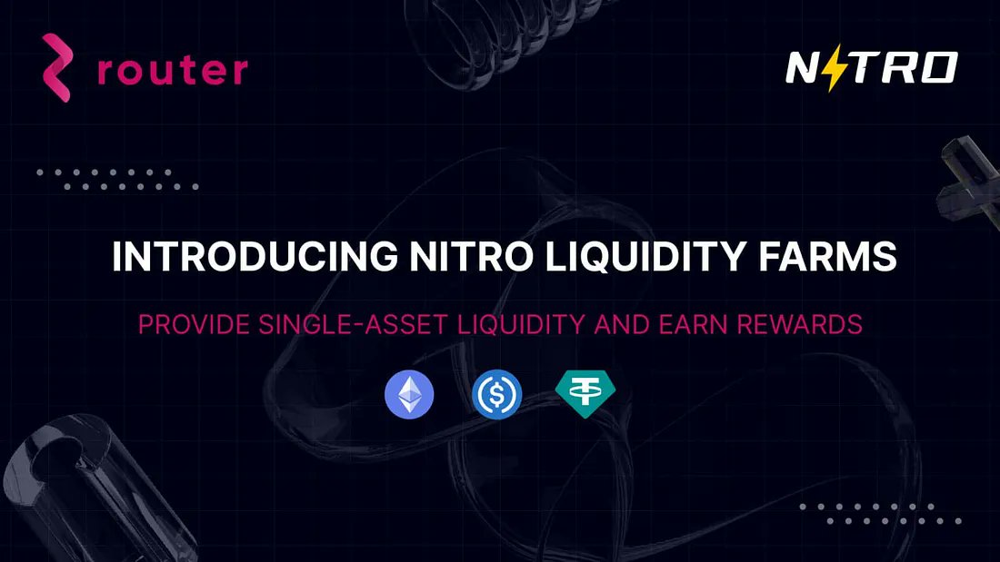 _DEXHUB's tweet photo. 🚀 @Routerprotocol has launched Nitro Farms, enhancing its cross-chain bridge, #RouterNitro, for $USDC, $USDT, and $ETH on RouterHub
💎 #NitroFarms aims to provide liquidity and facilitate transactions across more than 30 EVM and non-EVM chains, including upcoming integrations with @Solana and @Sui
🔽VISIT
https://t.co/XASr4gimDR