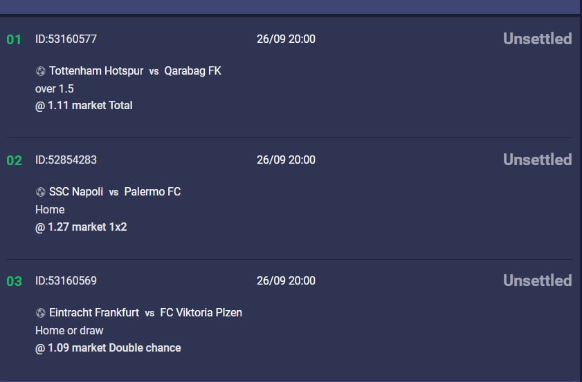 1.5 ULTRA ODDS : UFN6M

Bet responsibly.👇🏻👇🏻
ln.run/xmp2f