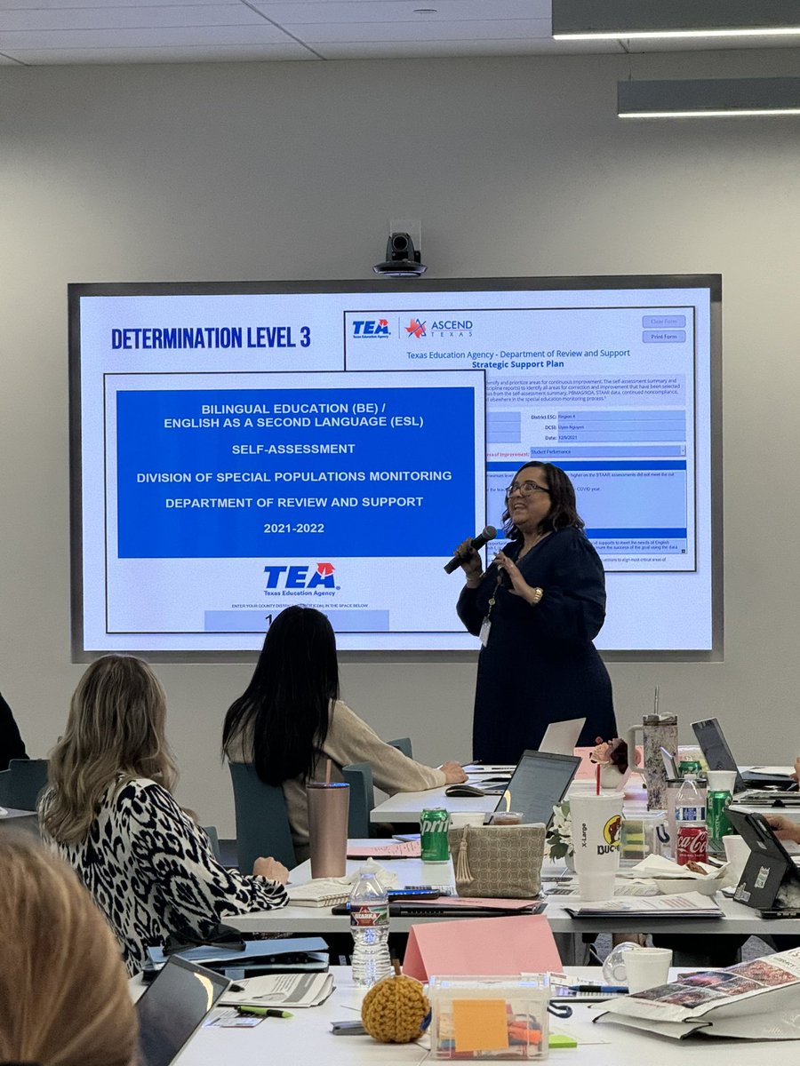 swschoolstx's tweet photo. Exciting news! Southwest Public Schools’ Office of Special Populations, led by Chief Anne Leal, presented @Region4ESC 

Our team is committed to Championing Diversity. Cultivating Potential. Achieving Excellence. We are proud to highlight the incredible work being done to support all of our students in achieving their fullest potential.