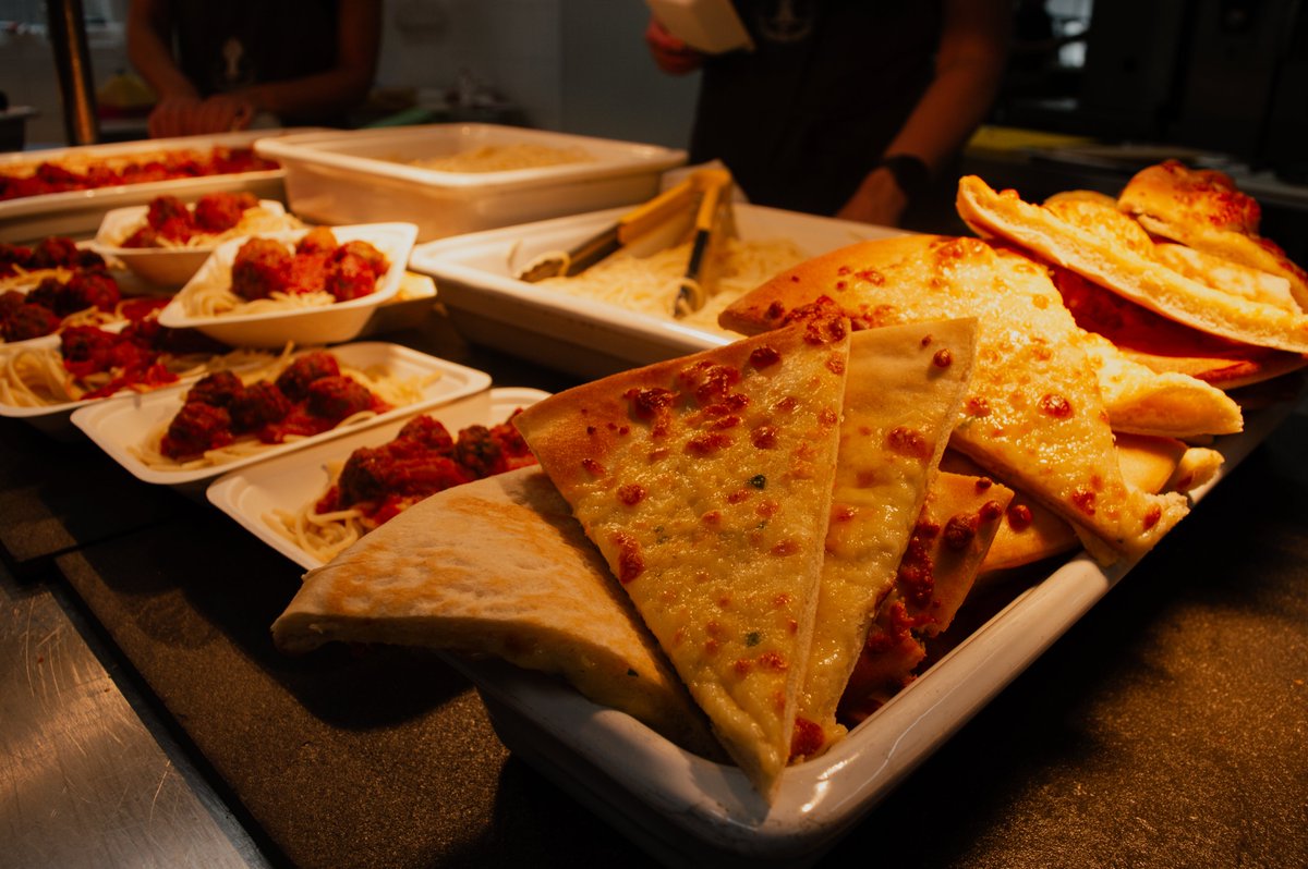 MFLSandbach's tweet photo. Our refectory went all European to celebrate this year's European Day of Languages with staff and students enjoying a range of delicious cuisines #MFLtwitterati #SandbachMFL #EuropeanDayOfLanguages https://t.co/PVH7wkzhox