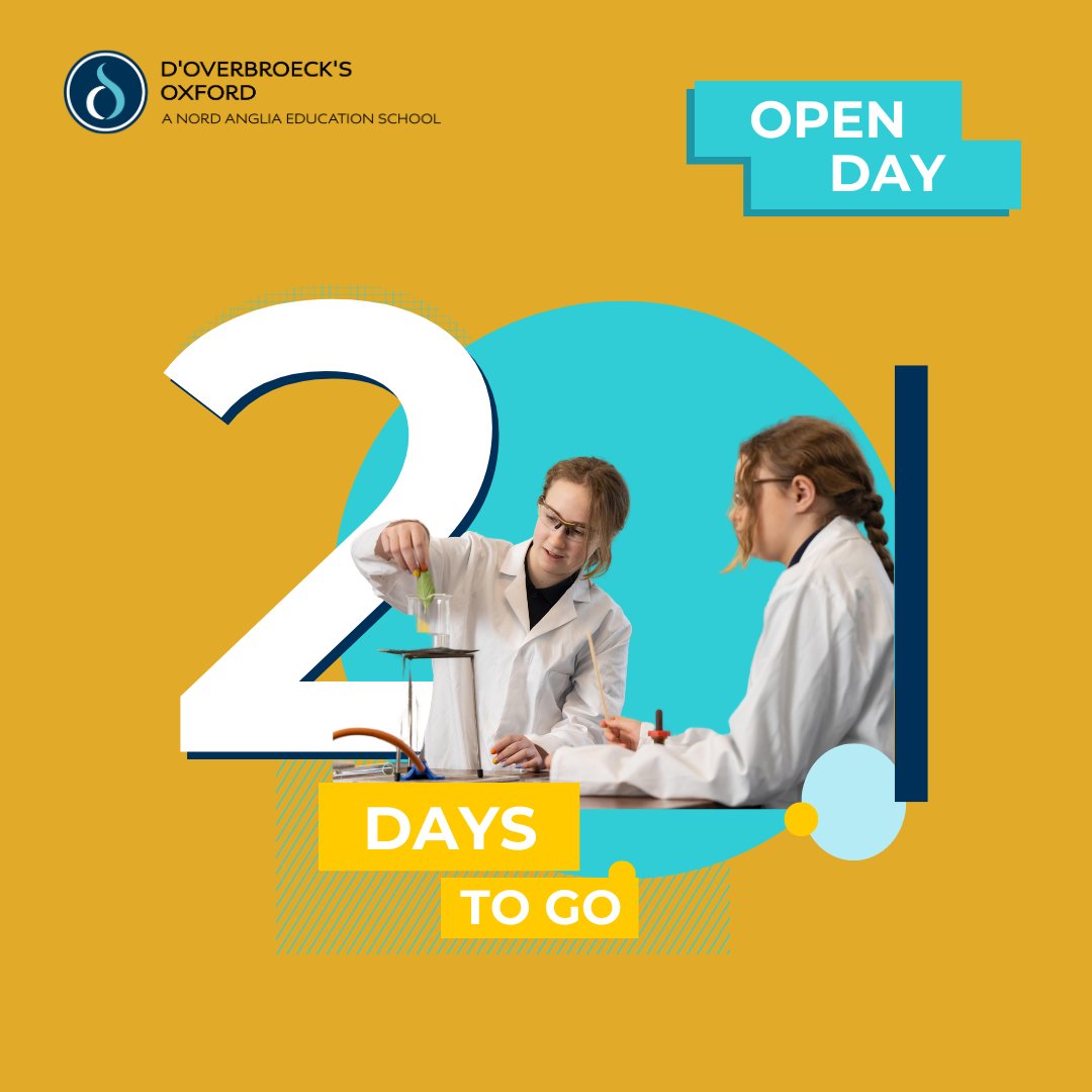doverbroecks's tweet image. Only 2 days to go until d'Overbroeck's Open Day! Don’t miss the chance to explore our vibrant community and see first hand why our school stands out. Join us on 28 September from 10am - 1pm. We can’t wait to welcome you!
Sign up here: doverbroecks.com/visit