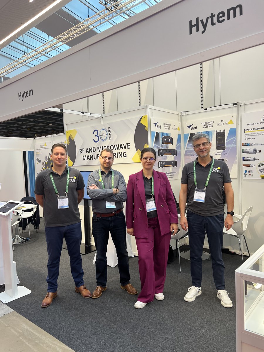 HytemRF's tweet photo. 𝐄𝐔𝐌𝐖 𝟐𝟎𝟐𝟒 𝐢𝐬 𝐨𝐯𝐞𝐫!
Thank you to everyone who visited our stand at #EUMW 2024!

Don't hesitate to contact us now to discuss your requirements and start working together!
📧: hytem@hytem.net
📞 : +33 1 60 80 59 00

#Microwaves https://t.co/TofPMzWm6D