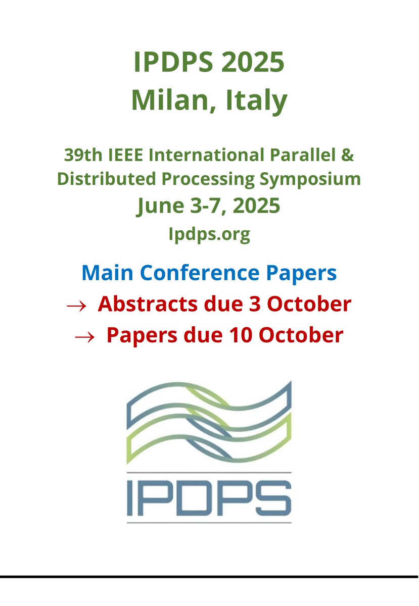 IPDPS (@ipdps) on Twitter photo 