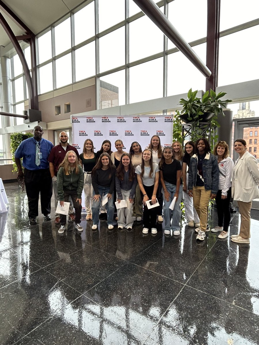 Thank you to the <a href="/YWCAUSA/">YWCA USA</a> for the invitation to the beautiful luncheon yesterday. <a href="/AgentNicoleLynn/">Nicole Lynn</a> was truly inspiring. Your words are everything to our team. Thank you for continuing to be a positive role model. <a href="/sectionvflagfb/">Section V Flag Football</a> #nevercover <a href="/GCSDATathletics/">Greece Arcadia Athletics</a>