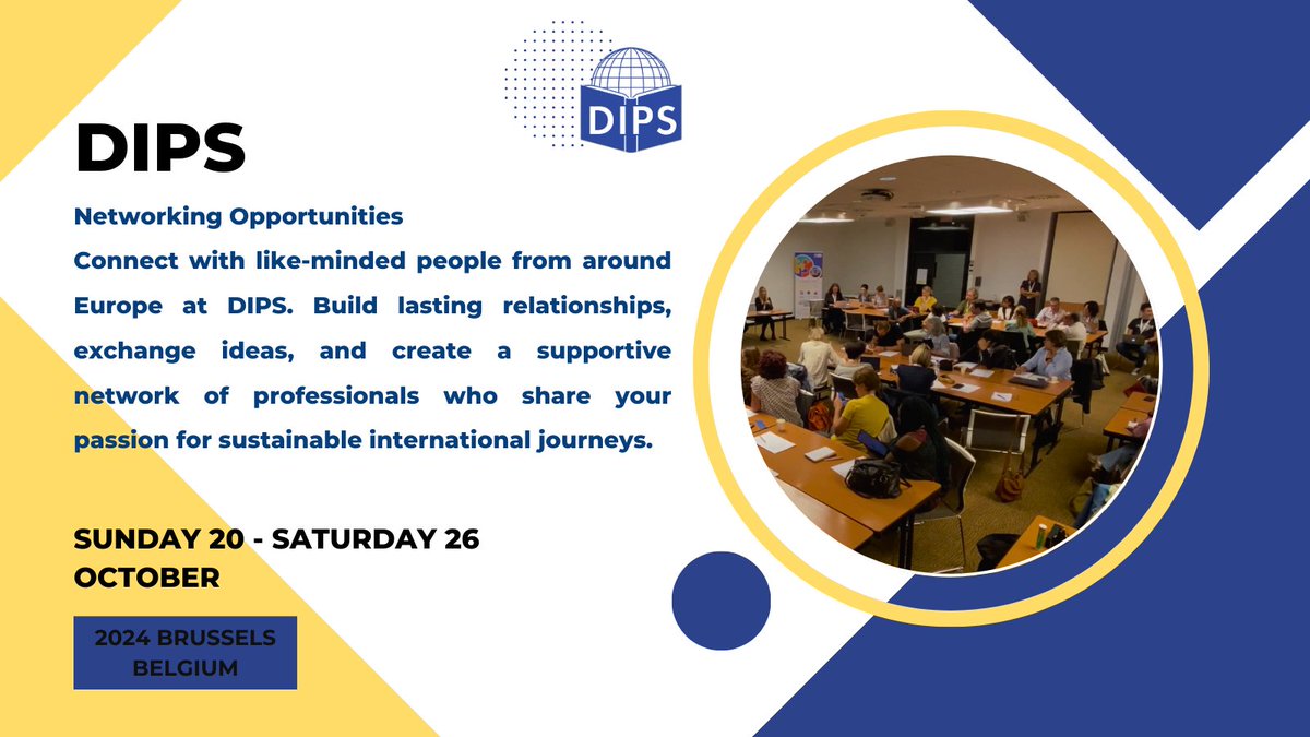 Network Opportunities at DIPS Brussels 2024 #EducationConference #ProfessionalDevelopment #CurriculumInternationalization #ErasmusPlus #InternationalProjects #FundingOpportunities #BestPractices #InternationalPartnerships #GlobalEducation #ProjectSustainability #CommunityBuilding