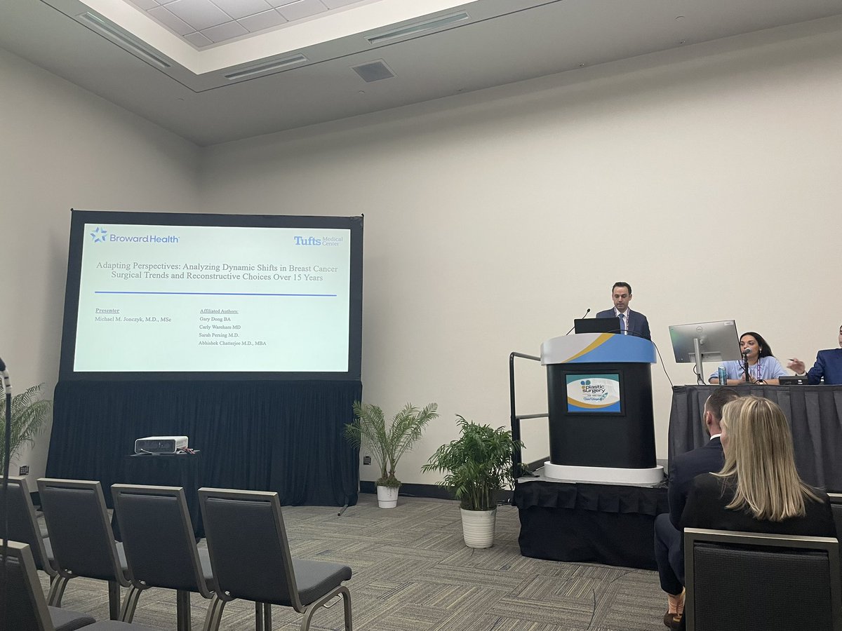 Chatterjeeonco1's tweet image. Well done to our surgical residents Dr. Chahine and Dr. Jonczyk on presenting the cost effectiveness of #oncoplasticsurgery and prevalence of #breastconservation at the annual American Society of Plastic Surgeons meeting! #PSTM2024 @TuftsMedicalCtr  #oncoplastics @DrChrisHomsy