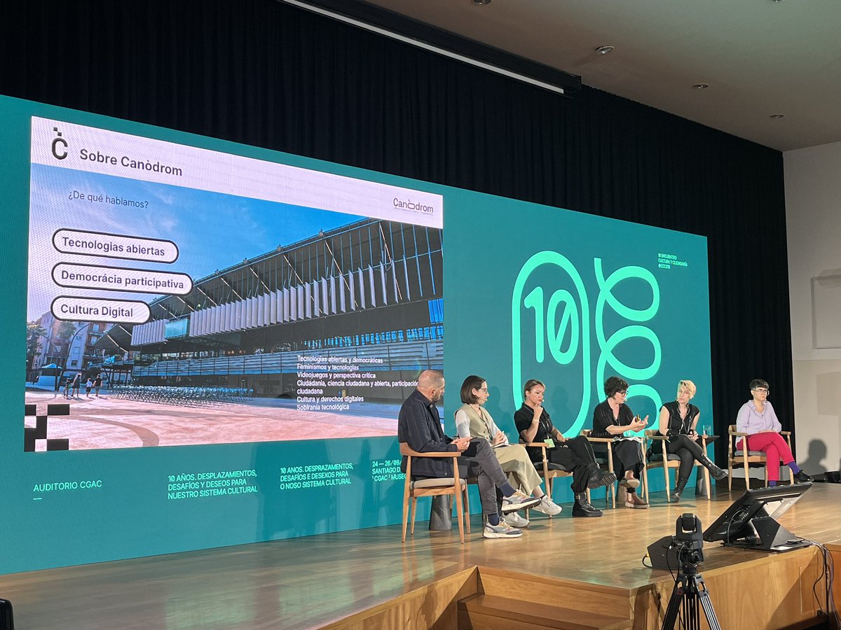 ➡️Wikiesfera, Canòdrom - Ateneu d’Innovació Digital i Democràtica, Las chicas también juegan y eBiblio son proyectos que buscan devolver la soberanía digital a las personas y crear espacios y herramientas más participativos, diversos y seguros.

#XEncuentroCulturayCiudadanía