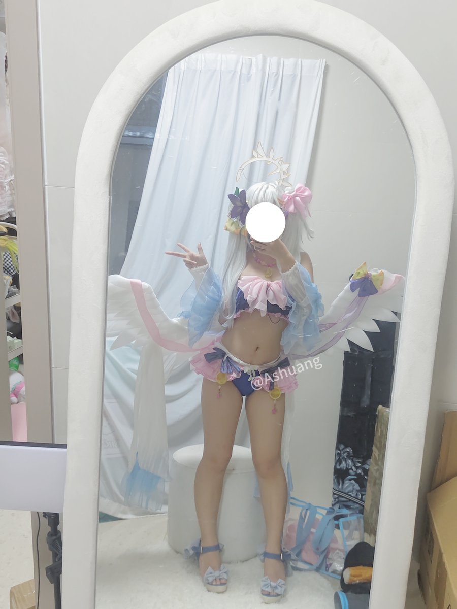 Ashuang434's tweet photo. #AZUSA #ブルーアーカイブ #ブルアカ #白洲アズサ 
この服装のほとんどは自分でやっています！ https://t.co/tO90xe6qV1