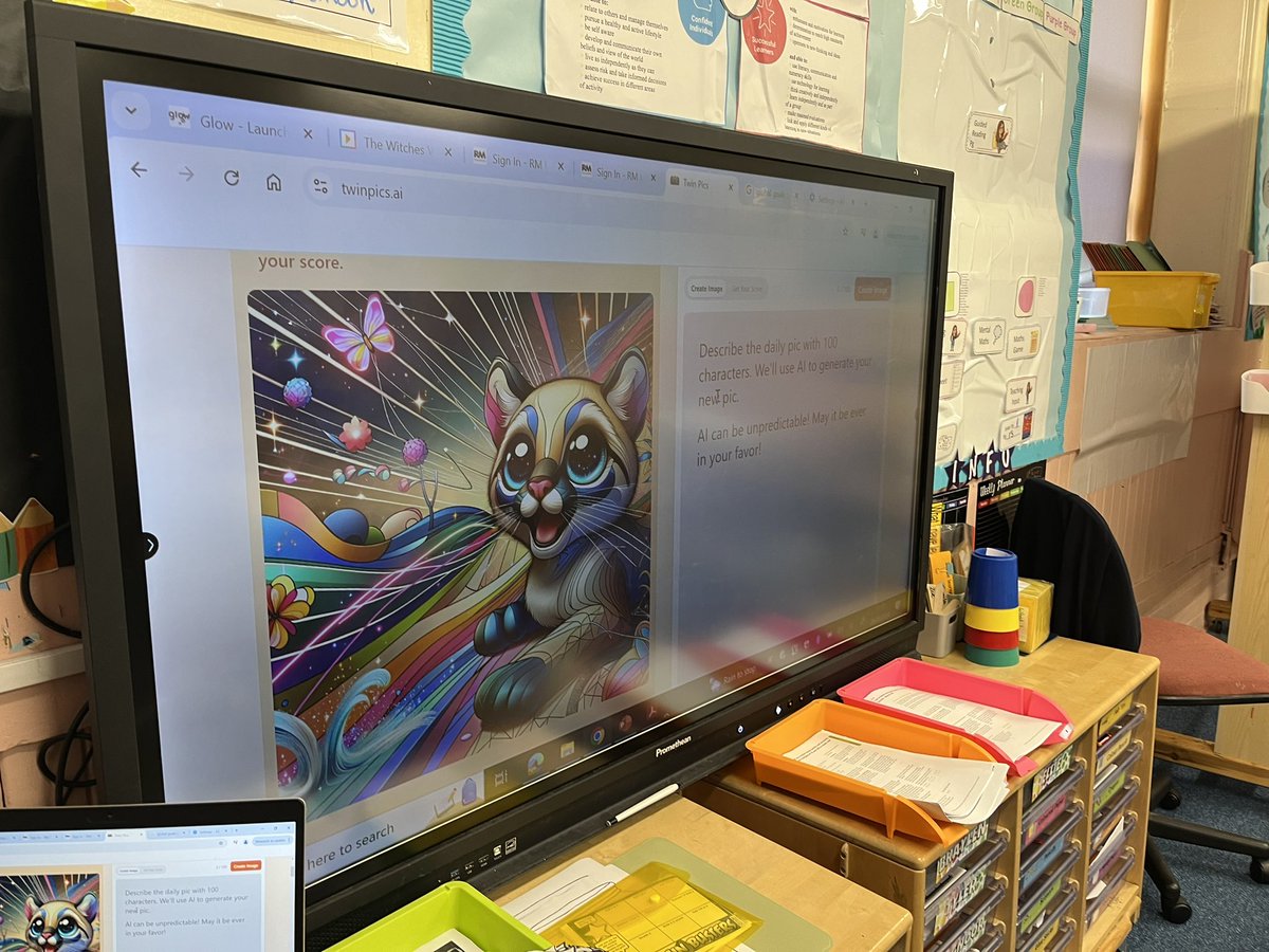 Today we have been trying to improve our descriptive writing. We wrote a description of a picture and used Ai to check if it matched. <a href="/GlencairnpsN/">Glencairn Primary School, Motherwell</a>