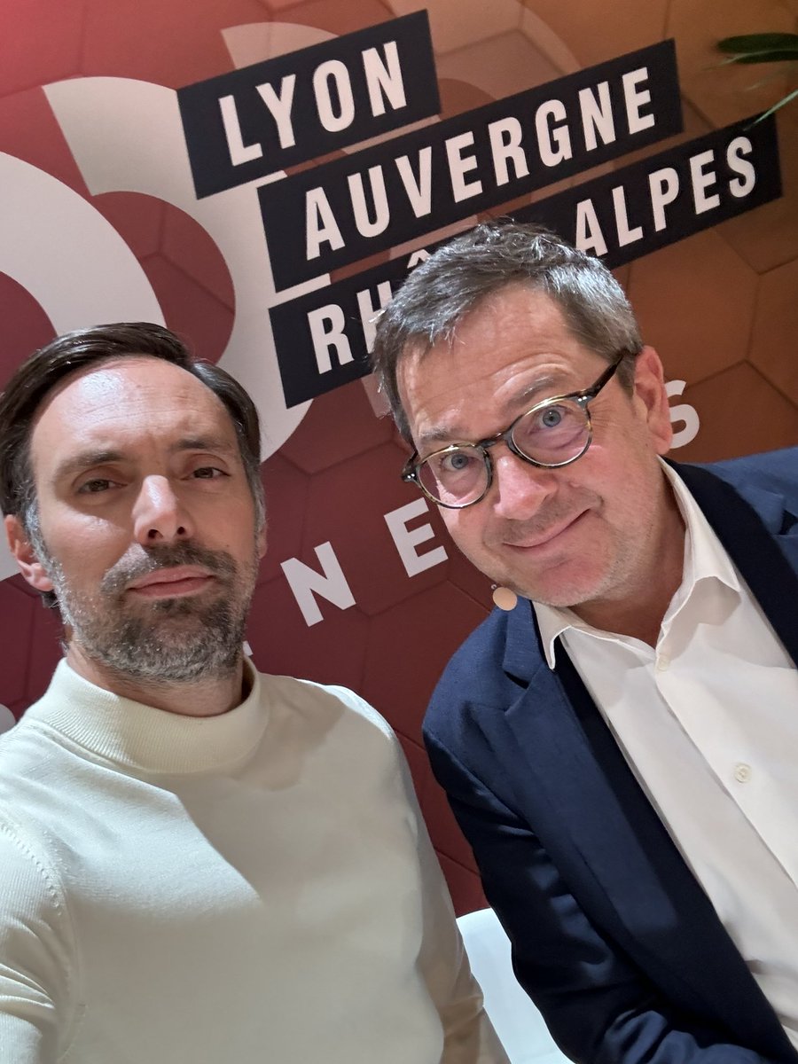 Des studios de BFM à Go Entrepreneurs, j’ai retrouvé <a href="/FabriceLundy/">𝗙𝗮𝗯𝗿𝗶𝗰𝗲 𝗟𝘂𝗻𝗱𝘆 🎗️</a> à Lyon linkedin.com/posts/geoffrey…