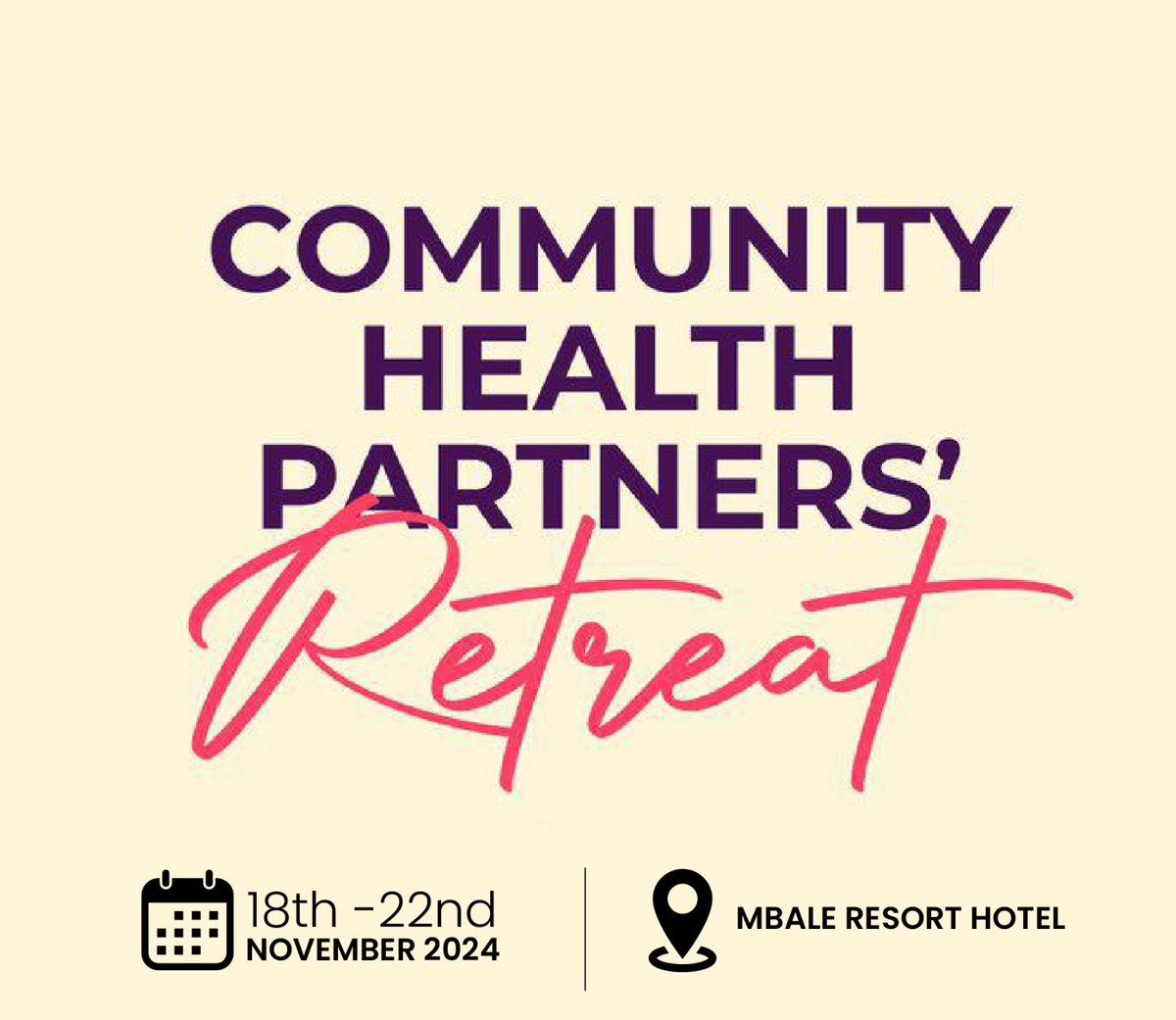 BasengeEdward's tweet photo. Annual Community Health All Partner's Retreat.
#54daystogo https://t.co/HPJcMYWLcr