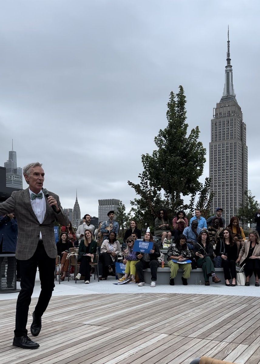 I didn't have Bill Nye the Science Guy encouraging us to get out and vote on my climate week bingo card!

Thank you to <a href="/itsSaadAmer/">Saad Amer</a>  and Time for Better for  organizing an amazing event!