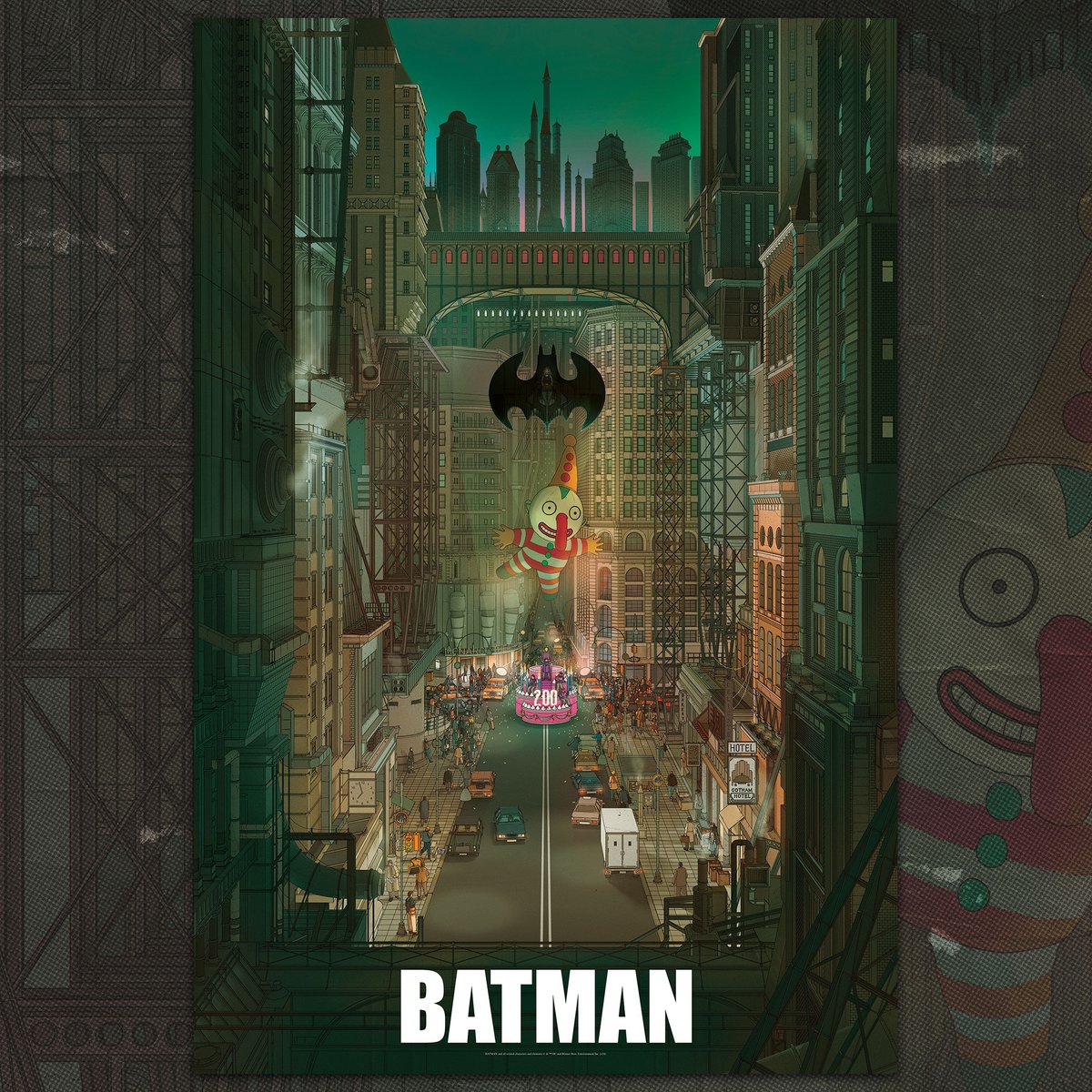 There's only a couple of days left to get FREE WORLDWIDE SHIPPING on all in stock items in our store, including <a href="/DougJohnMiller/">Doug John Miller</a>'s limited edition, officially licensed 24x36 inch fine art poster for Tim Burton's 1989 BATMAN! Released in collaboration with Bottleneck Gallery.