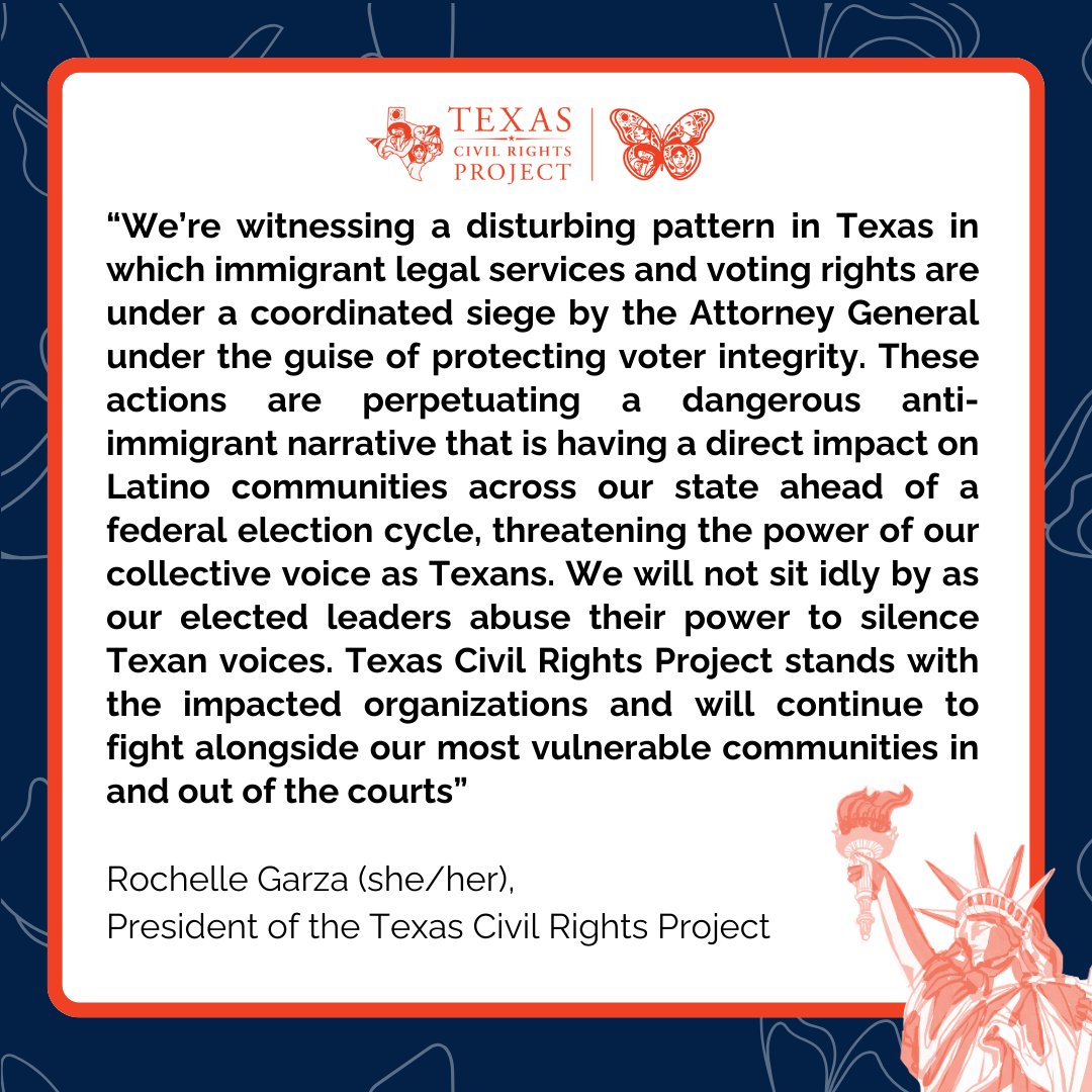 Texas Civil Rights Project tweet media