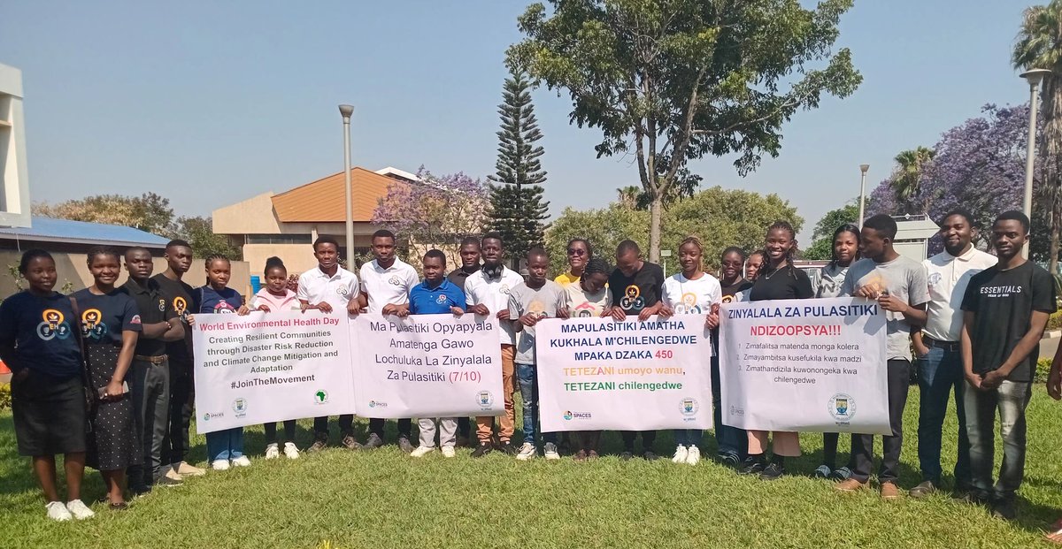 HAPPY WORLD ENVIRONMENTAL HEALTH DAY!! 
MEHA in collaboration with <a href="/washtedmubas/">WASHTED</a> , EH Students from MUBAS, MCHS &amp; some EHPs in Lilongwe and Blantyre conducted a cleaning excercise to raise awareness on anti-littering and anti-thin plastic use.