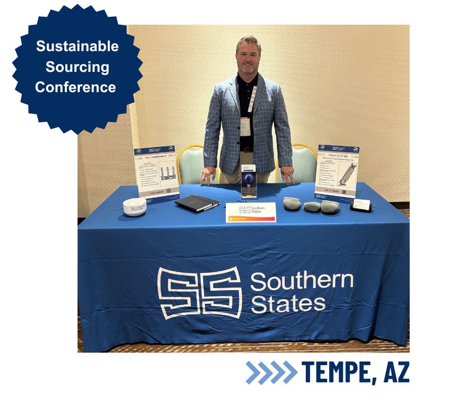 SS_LLC's tweet image. Darin Jensen is wrapping things up at the Sustainable Sourcing Conference! Darin represented our Power Switching Division in Tempe, AZ this week and shared our eco-solutions with attendees. 
 
We always enjoy getting to share our unique solutions! #SouthernStatesLLC #Ecosolutions