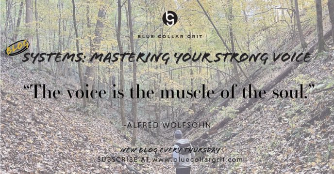 bc_grit's tweet image. STRONG VOICE 🆚 WEAK VOICE 

THE BAD NEWS: your weak voice isn’t going anywhere 

THE GOOD NEWS: you don’t have to listen to it

Read this week’s blog here &amp;gt; bluecollargrit.com/blog 
#leadershipblog #coaching #team #motivational