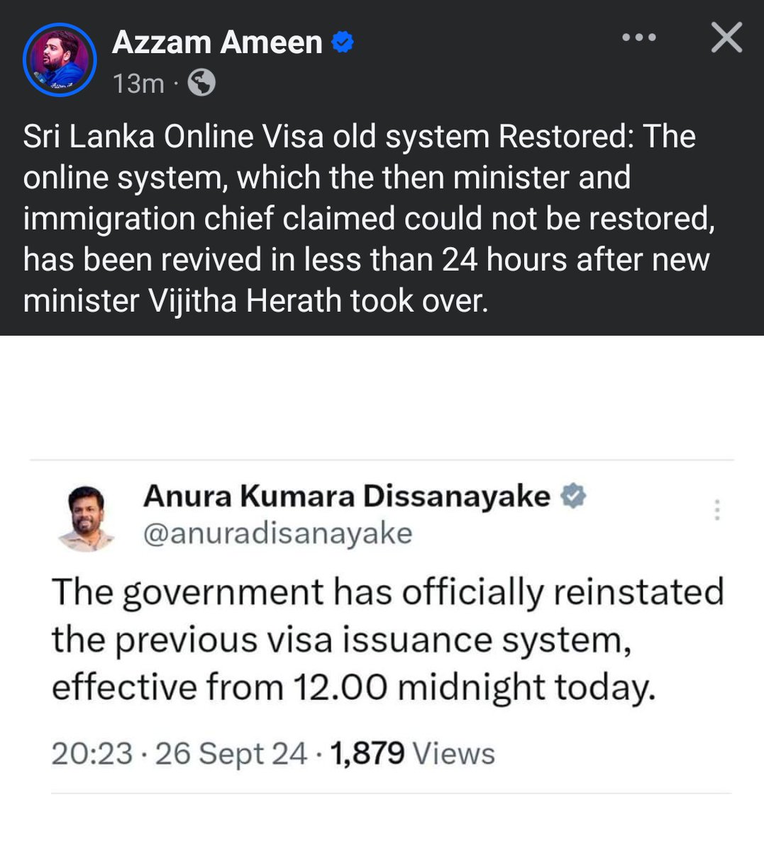 කලින් ඇමතියා කරන්න බෑ කිවිව එක පැය 24 න් කරාම වත් මොලේ ඇති එකෙක්ට තේරෙන්න ඕනේ උන් කොච්චර බොරුද අහිංසක මිනිස්සුන්ට කරේ කියලා...