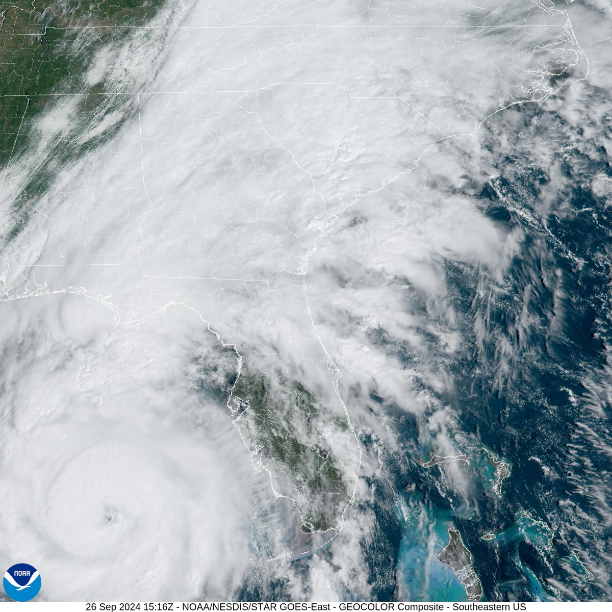 NWSMelbourne's tweet photo. 11AM 9/26 | Outer rainbands have begun to push through the local area. Conditions will further deteriorate into this afternoon, as Helene makes its closest approach to east central Florida. Tropical Storm Warnings &amp; a Tornado Watch remain in effect. Stay weather aware today! https://t.co/hnVBVofKNb